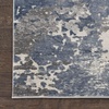 image:imageNourison Home Rustic Textures Traditional GreyBlue 53 x round Area Rug Easy Cleaning Non Shedding Bed Room Living Room Dining Room Kitchen 5 RoundGreyBlue