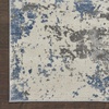 image:imageNourison Home Rustic Textures Traditional GreyBlue 53 x round Area Rug Easy Cleaning Non Shedding Bed Room Living Room Dining Room Kitchen 5 RoundGreyBlue