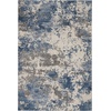 image:imageNourison Home Rustic Textures Traditional GreyBlue 53 x round Area Rug Easy Cleaning Non Shedding Bed Room Living Room Dining Room Kitchen 5 RoundGreyBlue