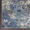 image:imageNourison Home Rustic Textures Traditional GreyBlue 53 x round Area Rug Easy Cleaning Non Shedding Bed Room Living Room Dining Room Kitchen 5 RoundGreyBlue