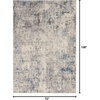 image:imageNourison Home Rustic Textures Traditional Vintage GreyBeige 53 x round Area Rug Easy Cleaning Non Shedding Bed Room Living Room Dining Room Kitchen 5 RoundIvory Grey Blue