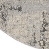 image:imageNourison Home Rustic Textures Traditional Vintage GreyBeige 53 x round Area Rug Easy Cleaning Non Shedding Bed Room Living Room Dining Room Kitchen 5 RoundGreyBeige