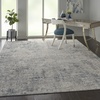 image:imageNourison Home Rustic Textures Traditional Vintage GreyBeige 53 x round Area Rug Easy Cleaning Non Shedding Bed Room Living Room Dining Room Kitchen 5 RoundIvoryGreyBlue