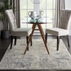 image:imageNourison Home Rustic Textures Traditional Vintage GreyBeige 53 x round Area Rug Easy Cleaning Non Shedding Bed Room Living Room Dining Room Kitchen 5 RoundIvoryGreyBlue