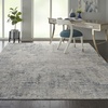 image:imageNourison Home Rustic Textures Traditional Vintage GreyBeige 53 x round Area Rug Easy Cleaning Non Shedding Bed Room Living Room Dining Room Kitchen 5 RoundIvoryGreyBlue