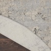 image:imageNourison Home Rustic Textures Traditional Vintage GreyBeige 53 x round Area Rug Easy Cleaning Non Shedding Bed Room Living Room Dining Room Kitchen 5 RoundGreyBeige