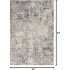 image:imageNourison Home Rustic Textures Traditional Vintage GreyBeige 53 x round Area Rug Easy Cleaning Non Shedding Bed Room Living Room Dining Room Kitchen 5 RoundIvoryGreyBlue