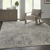 image:imageNourison Home Rustic Textures Traditional Vintage GreyBeige 53 x round Area Rug Easy Cleaning Non Shedding Bed Room Living Room Dining Room Kitchen 5 RoundGreyBeige