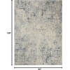 image:imageNourison Home Rustic Textures Traditional Vintage GreyBeige 53 x round Area Rug Easy Cleaning Non Shedding Bed Room Living Room Dining Room Kitchen 5 RoundIvoryGreyBlue