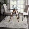 image:imageNourison Home Rustic Textures Traditional Vintage GreyBeige 53 x round Area Rug Easy Cleaning Non Shedding Bed Room Living Room Dining Room Kitchen 5 RoundIvoryGreyBlue
