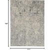 image:imageNourison Home Rustic Textures Traditional Vintage GreyBeige 53 x round Area Rug Easy Cleaning Non Shedding Bed Room Living Room Dining Room Kitchen 5 RoundGreyBeige
