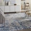 image:imageNourison Home Rustic Textures Traditional Vintage GreyBlue 53 x round Area Rug Easy Cleaning Non Shedding Bed Room Living Room Dining Room Kitchen 5 RoundGreyBlue