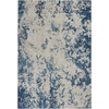 image:imageNourison Home Rustic Textures Traditional Vintage GreyBlue 53 x round Area Rug Easy Cleaning Non Shedding Bed Room Living Room Dining Room Kitchen 5 RoundGreyBlue