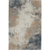 image:imageNourison Home Rustic Textures Vintage GreyBlue 53 x round Area Rug Easy Cleaning Non Shedding Bed Room Living Room Dining Room Kitchen 5 RoundGreyBlue
