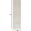 image:imageNourison Home Santa Cruz Abstract Silver 9 x 12 Area Rug Easy Cleaning Non Shedding Bed Room Living Room Dining Room Kitchen 9x12Silver