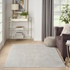 image:imageNourison Home Santa Cruz Abstract Silver 9 x 12 Area Rug Easy Cleaning Non Shedding Bed Room Living Room Dining Room Kitchen 9x12Silver