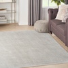 image:imageNourison Home Santa Cruz Abstract Silver 9 x 12 Area Rug Easy Cleaning Non Shedding Bed Room Living Room Dining Room Kitchen 9x12Silver