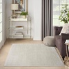 image:imageNourison Home Santa Cruz Ivory Grey 6 x 9 Area Rug  Easy Clean Non Shedding Bed Room Living Room Dining Room Kitchen 6 x 9Grey