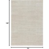 image:imageNourison Home Santa Cruz Ivory Grey 6 x 9 Area Rug  Easy Clean Non Shedding Bed Room Living Room Dining Room Kitchen 6 x 9Ivory Grey