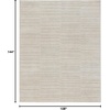 image:imageNourison Home Santa Cruz Ivory Grey 6 x 9 Area Rug  Easy Clean Non Shedding Bed Room Living Room Dining Room Kitchen 6 x 9Ivory Grey