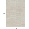 image:imageNourison Home Santa Cruz Ivory Grey 6 x 9 Area Rug  Easy Clean Non Shedding Bed Room Living Room Dining Room Kitchen 6 x 9Ivory Grey