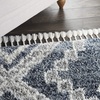 image:imageNourison Home Scandinavian Shag Denim Blue 710 x 106 Area Rug Easy Clean Non Shedding Bed Room Living Room Dining Room Kitchen 8x11Denim Blue