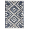 image:imageNourison Home Scandinavian Shag Denim Blue 710 x 106 Area Rug Easy Clean Non Shedding Bed Room Living Room Dining Room Kitchen 8x11Denim Blue