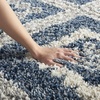 image:imageNourison Home Scandinavian Shag Denim Blue 710 x 106 Area Rug Easy Clean Non Shedding Bed Room Living Room Dining Room Kitchen 8x11Denim Blue