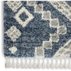 image:imageNourison Home Scandinavian Shag Denim Blue 710 x 106 Area Rug Easy Clean Non Shedding Bed Room Living Room Dining Room Kitchen 8x11Denim Blue