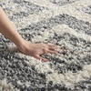 image:imageNourison Home Scandinavian Shag Denim Blue 710 x 106 Area Rug Easy Clean Non Shedding Bed Room Living Room Dining Room Kitchen 8x11GreyIvory