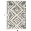 image:imageNourison Home Scandinavian Shag Denim Blue 710 x 106 Area Rug Easy Clean Non Shedding Bed Room Living Room Dining Room Kitchen 8x11GreyIvory