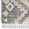 image:imageNourison Home Scandinavian Shag Denim Blue 710 x 106 Area Rug Easy Clean Non Shedding Bed Room Living Room Dining Room Kitchen 8x11GreyIvory