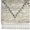 image:imageNourison Home Scandinavian Shag IvoryGrey 9 x 12 Area Rug  Easy Clean Non Shedding Bed Room Living Room Dining Room Kitchen 9 x 12