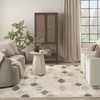 image:imageNourison Home Serenity Home Beige Grey 53 x 73 Area Rug  Easy Clean Non Shedding Bed Room Living Room Dining Room Kitchen 5 x 7Beige Grey