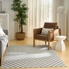 image:imageNourison Home Serenity Home Beige Grey 53 x 73 Area Rug  Easy Clean Non Shedding Bed Room Living Room Dining Room Kitchen 5 x 7Ivory Grey