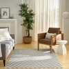 image:imageNourison Home Serenity Home Beige Grey 53 x 73 Area Rug  Easy Clean Non Shedding Bed Room Living Room Dining Room Kitchen 5 x 7Ivory Grey