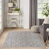 image:imageNourison Home Serenity Home Blue Ivory 9 x 12 Area Rug  Easy Clean Non Shedding Bed Room Living Room Dining Room Kitchen 9 x 12Blue Ivory