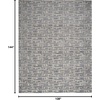 image:imageNourison Home Serenity Home Blue Ivory 9 x 12 Area Rug  Easy Clean Non Shedding Bed Room Living Room Dining Room Kitchen 9 x 12Blue Ivory