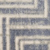 image:imageNourison Home Serenity Home Blue Ivory 9 x 12 Area Rug  Easy Clean Non Shedding Bed Room Living Room Dining Room Kitchen 9 x 12Blue Ivory