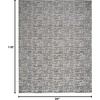 image:imageNourison Home Serenity Home Blue Ivory 9 x 12 Area Rug  Easy Clean Non Shedding Bed Room Living Room Dining Room Kitchen 9 x 12Blue Ivory