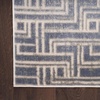 image:imageNourison Home Serenity Home Blue Ivory 9 x 12 Area Rug  Easy Clean Non Shedding Bed Room Living Room Dining Room Kitchen 9 x 12Blue Ivory