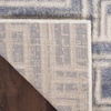 image:imageNourison Home Serenity Home Blue Ivory 9 x 12 Area Rug  Easy Clean Non Shedding Bed Room Living Room Dining Room Kitchen 9 x 12Blue Ivory