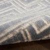 image:imageNourison Home Serenity Home Blue Ivory 9 x 12 Area Rug  Easy Clean Non Shedding Bed Room Living Room Dining Room Kitchen 9 x 12Blue Ivory