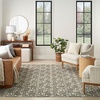 image:imageNourison Home Serenity Home Blue Ivory 9 x 12 Area Rug  Easy Clean Non Shedding Bed Room Living Room Dining Room Kitchen 9 x 12Grey Ivory
