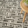 image:imageNourison Home Serenity Home Blue Ivory 9 x 12 Area Rug  Easy Clean Non Shedding Bed Room Living Room Dining Room Kitchen 9 x 12Grey Ivory