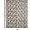 image:imageNourison Home Serenity Home Blue Ivory 9 x 12 Area Rug  Easy Clean Non Shedding Bed Room Living Room Dining Room Kitchen 9 x 12Grey Ivory
