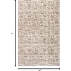 image:imageNourison Home Serenity Home Blue Ivory 9 x 12 Area Rug  Easy Clean Non Shedding Bed Room Living Room Dining Room Kitchen 9 x 12Mocha Ivory