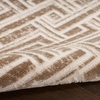 image:imageNourison Home Serenity Home Blue Ivory 9 x 12 Area Rug  Easy Clean Non Shedding Bed Room Living Room Dining Room Kitchen 9 x 12Mocha Ivory