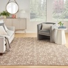 image:imageNourison Home Serenity Home Blue Ivory 9 x 12 Area Rug  Easy Clean Non Shedding Bed Room Living Room Dining Room Kitchen 9 x 12Mocha Ivory