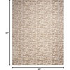 image:imageNourison Home Serenity Home Blue Ivory 9 x 12 Area Rug  Easy Clean Non Shedding Bed Room Living Room Dining Room Kitchen 9 x 12Mocha Ivory